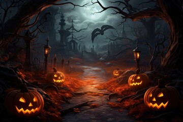 Super Realistic Halloween Backdrop
