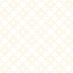 Fototapeta premium Golden Islamic pattern, Ramadan background, Islamic background 