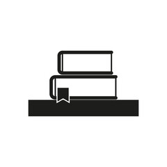 Book or textbook for teacher and student icon. Vector illustration. EPS 10.