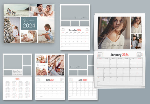 2024 PhotoBook Calendar Layout