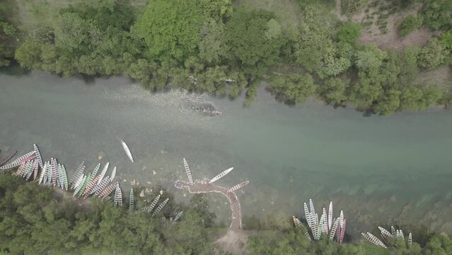 embarcadero R&iacute;o Tampa&oacute;n en la Huasteca Potosina, San Luis Potos&iacute; , m&eacute;xico 