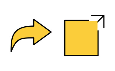 Share icon set for web and mobile app. Sharing sign and symbol