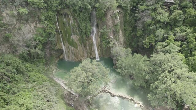 Cascadas Minas Viejas  en la Huasteca Potosina, San Luis Potos&iacute; , m&eacute;xico 