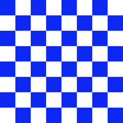 Vector Chess Board or blue and white chess board for background,modern pattern background fabric pattern wallpaper background