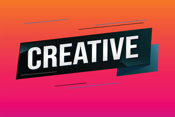 creative word concept vector illustration with lines 3d style for social media landing page, template, ui, web, mobile app, poster, banner, flyer, background, gift card, coupon, label, wallpaper	