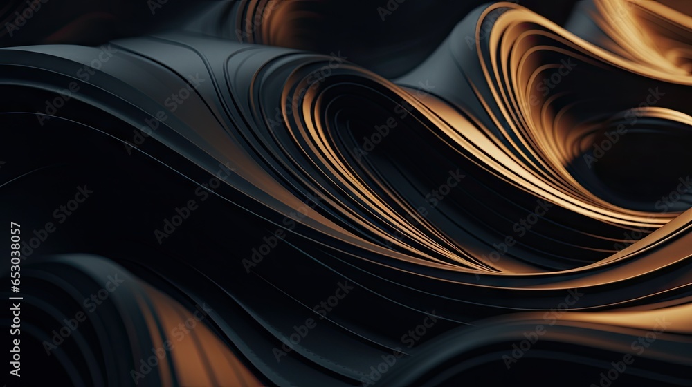 Wall mural modern patterns in matte texture