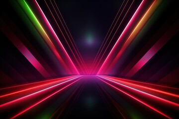 Digital Energy Flow: Neon Line Wave for Date Connection wallpaper background