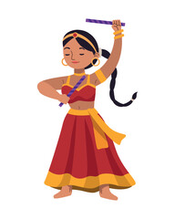 navratri dancer girl