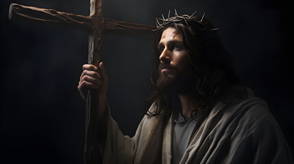jesus with cross