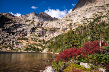 Black Lake In Rocky Mountain National Park