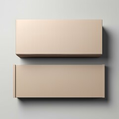Blank mockup template for a product packaging design