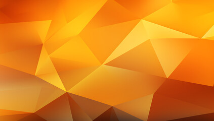 Abstract Orange Geometric Composition with Vibrant Gradients and Golden Light