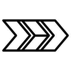 black arrow icon. line style. arrow icon for your web site design, logo, app, UI. arrow indicated the direction symbol. curved arrow sign