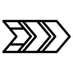 black arrow icon. line style. arrow icon for your web site design, logo, app, UI. arrow indicated the direction symbol. curved arrow sign