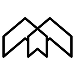 black arrow icon. line style. arrow icon for your web site design, logo, app, UI. arrow indicated the direction symbol. curved arrow sign