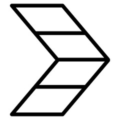 black arrow icon. line style. arrow icon for your web site design, logo, app, UI. arrow indicated the direction symbol. curved arrow sign