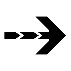 black arrow icon. glyph style. arrow icon for your web site design, logo, app, UI. arrow indicated the direction symbol. curved arrow sign