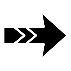 black arrow icon. glyph style. arrow icon for your web site design, logo, app, UI. arrow indicated the direction symbol. curved arrow sign