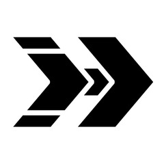 black arrow icon. glyph style. arrow icon for your web site design, logo, app, UI. arrow indicated the direction symbol. curved arrow sign