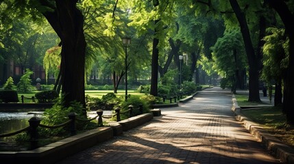 alley in the park