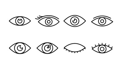 Eye icon. Look and Vision icon. Eye vector icon
