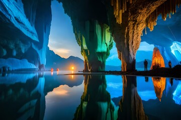 lake in the cave