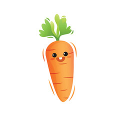Mini Orange Playful Carrot | Vegetable Character