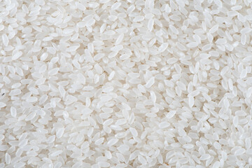 white rice grain texture background, close up shot of the rice background