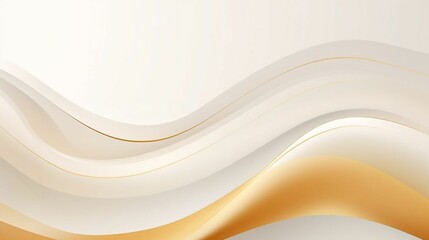 abstract Paper cut style with golden lines with copy space background
