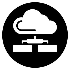 infrastructure glyph icon