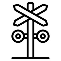 train track, train, traffic lights, traffic signal, warning, directional sign, signboard, vehicle, travelling, travel, transportation, commuter, tramspeed, metro, public transport, mrt, icon, icons, g