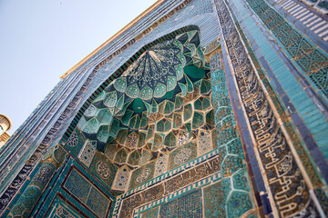 Complex of mausoleums Shahi Zinda in Samarkand, Uzbekistan