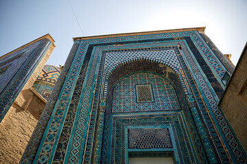 Complex of mausoleums Shahi Zinda in Samarkand, Uzbekistan
