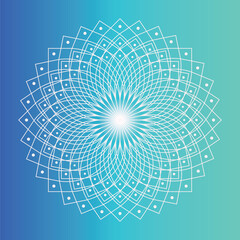 Mandala. Ornamental round pattern