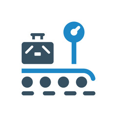luggage Weight icon vector illustration