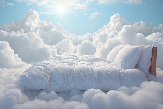 Bed in the clouds.