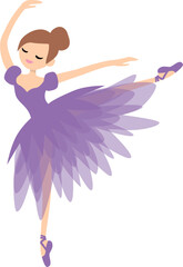 Cute Vector Ballerina