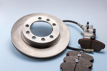 parts and components of the brake and fuel system and throttle control of engine speed for car...