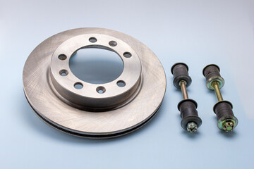 parts and components of the brake and fuel system and throttle control of engine speed for car...