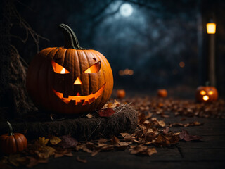 halloween pumpkin on halloween