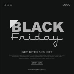 Black Friday template for your design