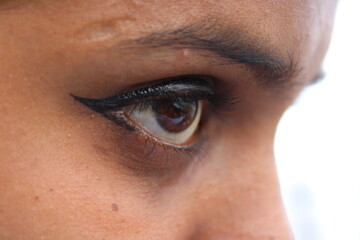 Fototapeta premium close up of eye