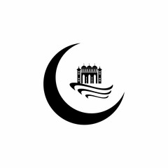 illustration, mosque, muslim, picture, vector, ramadan, islam, art, design, icon