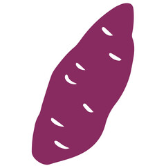 手描きのさつまいも