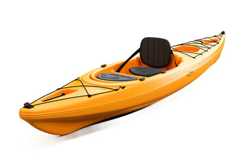 Kayak 3D Isolated on transparent background, Generative Ai