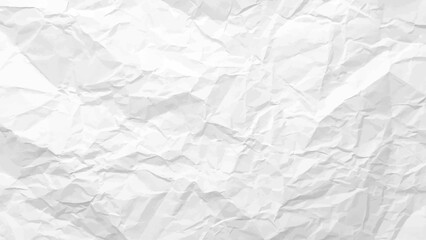 White clean crumpled paper