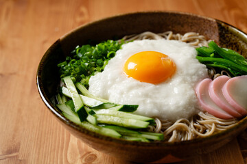 冷やしとろろ蕎麦