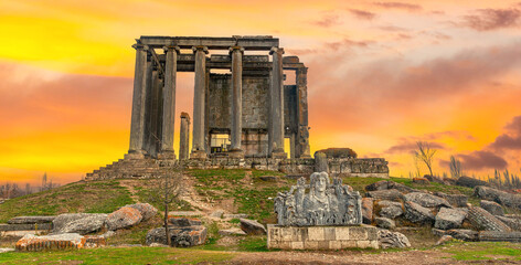 The ancient city Aizanoi and Temple of Zeus in Çavdarhisar