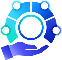 4 Step Hand Holding Care infographic