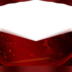 crimson red banner background illustration